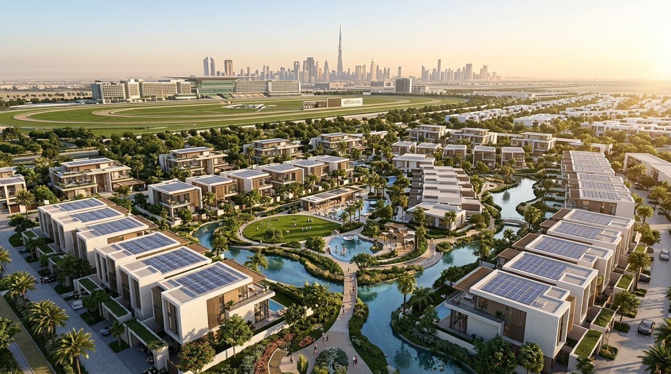 Keturah Reserve: Apartamenty, szeregówki i wille w dzielnicy Mohammed Bin Rashid City, Dubaj. Wizualizacja inwestycji dewelopera MAG Property Development, oddanie 2027.