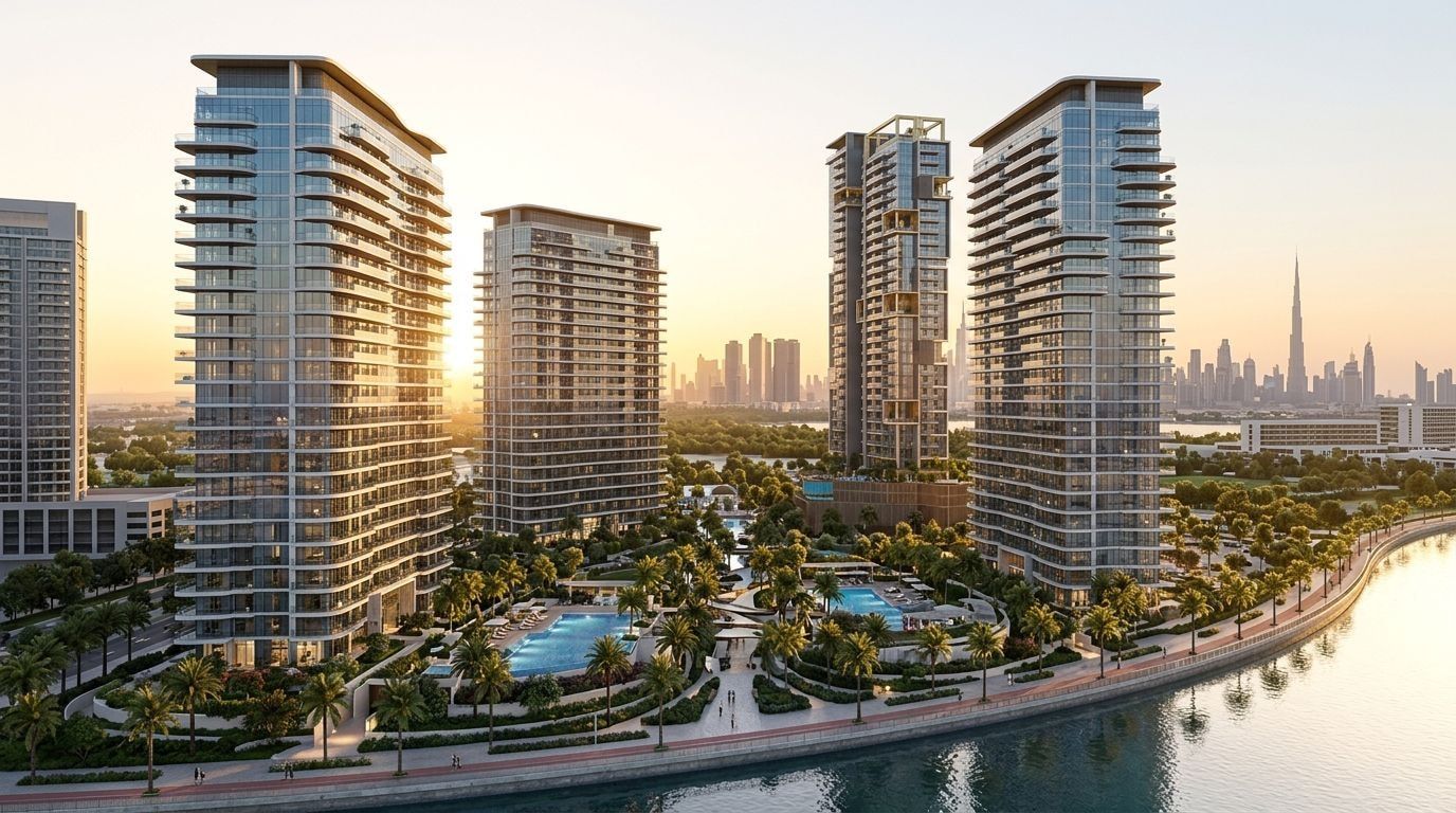 The Highgrove by Ellington: Apartamenty w dzielnicy Mohammed Bin Rashid City, Dubaj. Wizualizacja inwestycji dewelopera Ellington Properties, oddanie 2027.