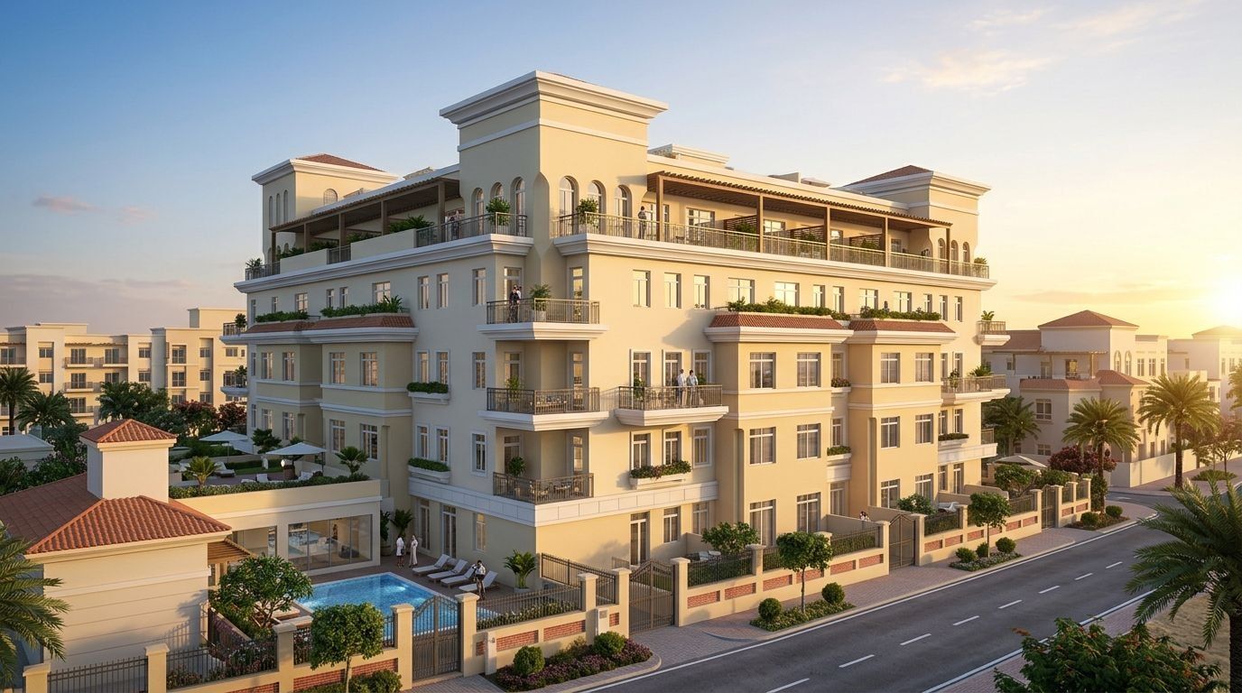 Astoria Residence: Apartamenty w dzielnicy Jumeirah Village Circle, Dubaj. Wizualizacja inwestycji dewelopera Segrex Development, oddanie Gotowe.