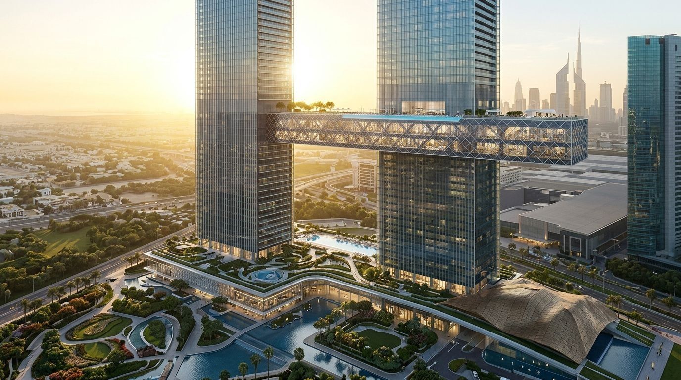 One Za'abeel: Apartamenty i rezydencje w dzielnicy Za'abeel, Dubaj. Wizualizacja inwestycji dewelopera Omniyat, oddanie Gotowe.
