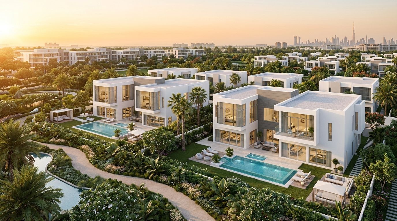 The Nest: Wille w dzielnicy Al Barari, Dubaj. Wizualizacja inwestycji dewelopera Al Barari, oddanie Gotowe.