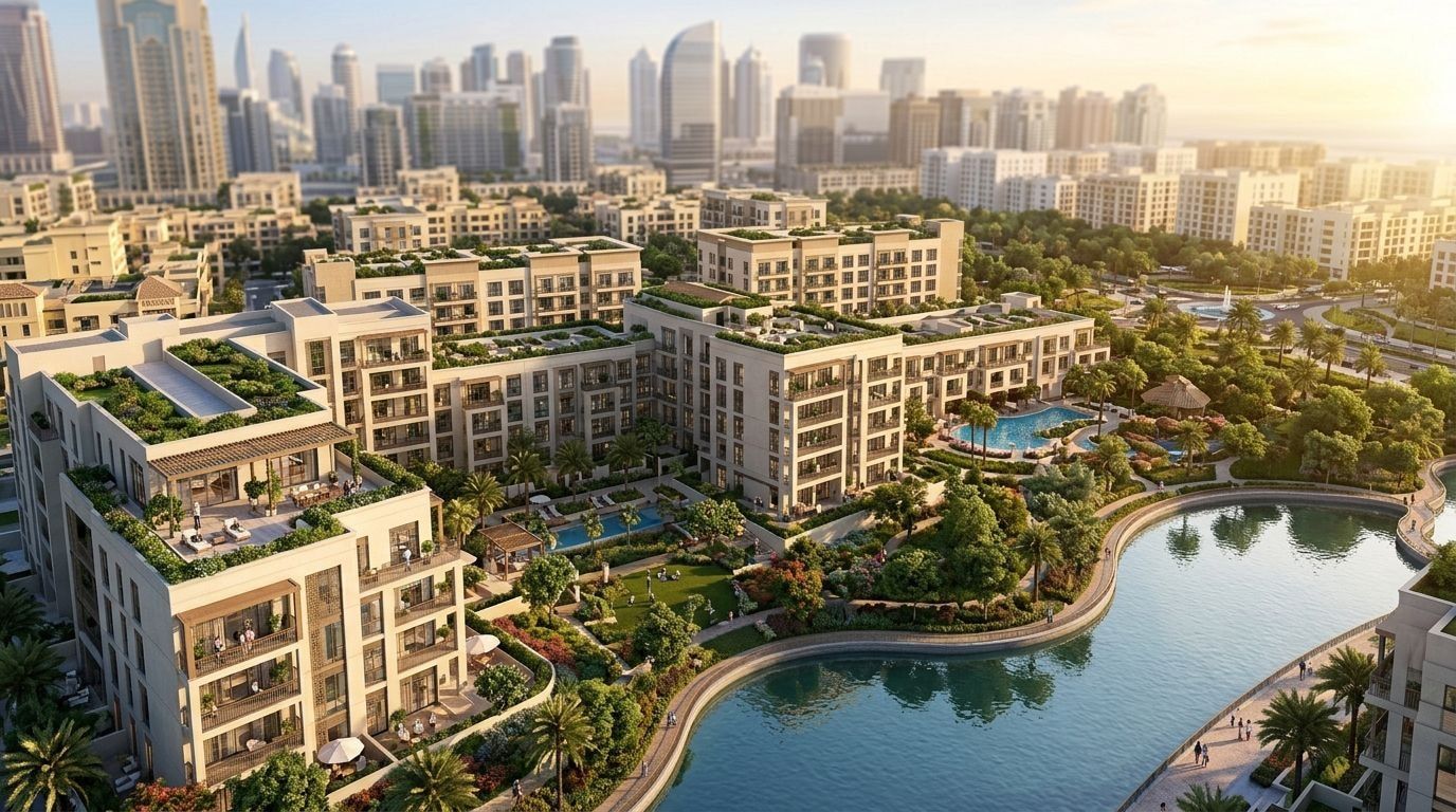 The Greens: Apartamenty w dzielnicy The Greens, Dubaj. Wizualizacja inwestycji dewelopera Emaar Properties, oddanie Gotowe.