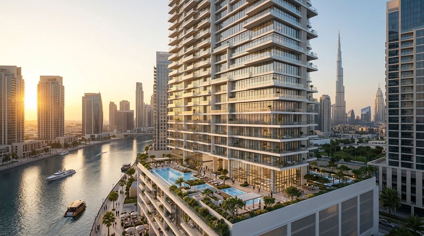 Upside by Ellington: Apartamenty w dzielnicy Business Bay, Dubaj. Wizualizacja inwestycji dewelopera Ellington Properties, oddanie Gotowe.