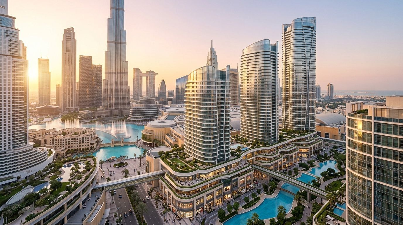 Downtown Dubai: Apartamenty i penthouse'y w dzielnicy Downtown Dubai, Dubaj. Wizualizacja inwestycji dewelopera Emaar Properties, oddanie Gotowe.