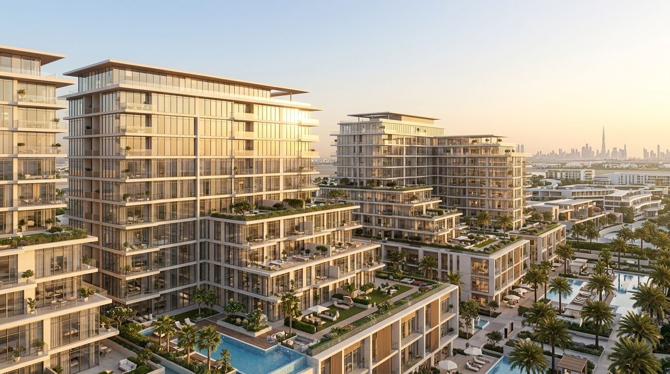 Aark Residences: Apartamenty w dzielnicy Dubailand, Dubaj. Wizualizacja inwestycji dewelopera Aark Developers, oddanie 2025.