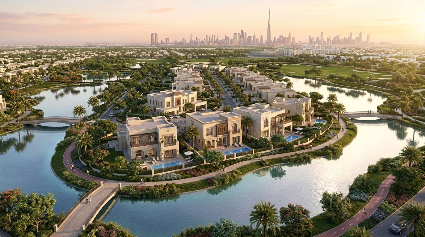 The Meadows: Wille w dzielnicy The Meadows, Dubaj. Wizualizacja inwestycji dewelopera Emaar Properties, oddanie Gotowe.