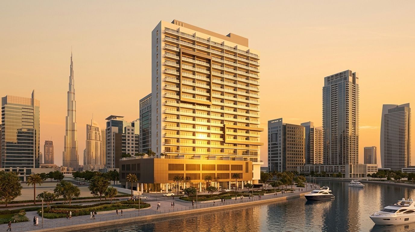 Sol Bay: Apartamenty w dzielnicy Business Bay, Dubaj. Wizualizacja inwestycji dewelopera Sol Properties, oddanie Gotowe.