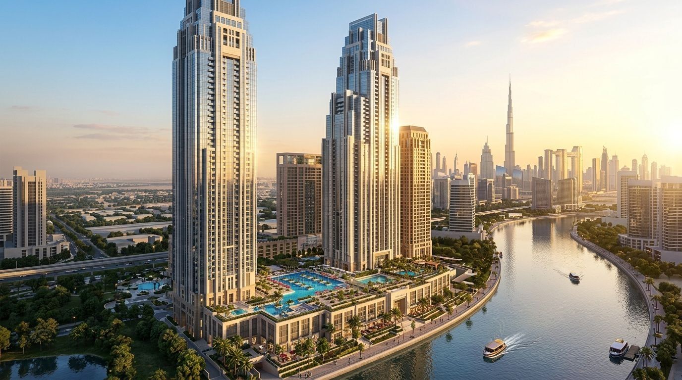 Meera Tower: Apartamenty i penthouse'y w dzielnicy Business Bay, Dubaj. Wizualizacja inwestycji dewelopera Al Habtoor Group, oddanie Gotowe.