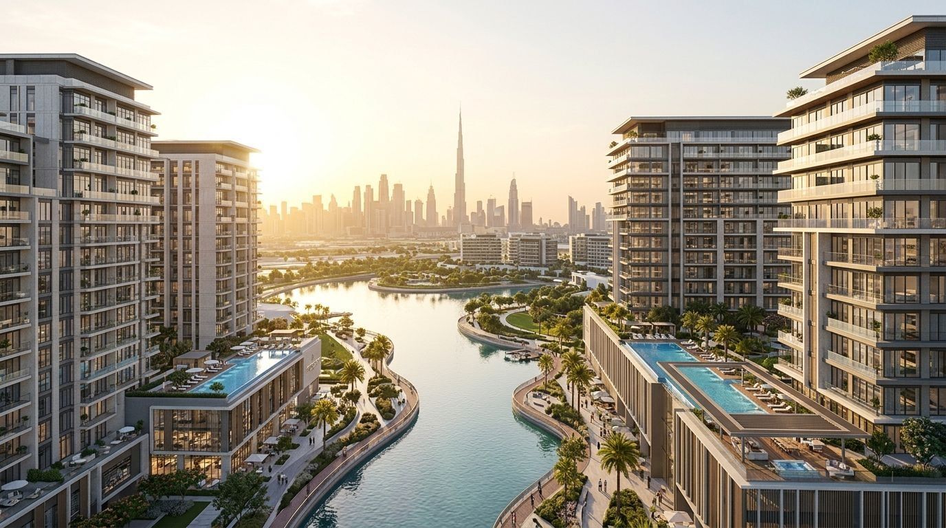 Everly Place: Apartamenty w dzielnicy MBR City (Meydan Horizon), Dubaj. Wizualizacja inwestycji dewelopera Ellington Properties, oddanie 2030.