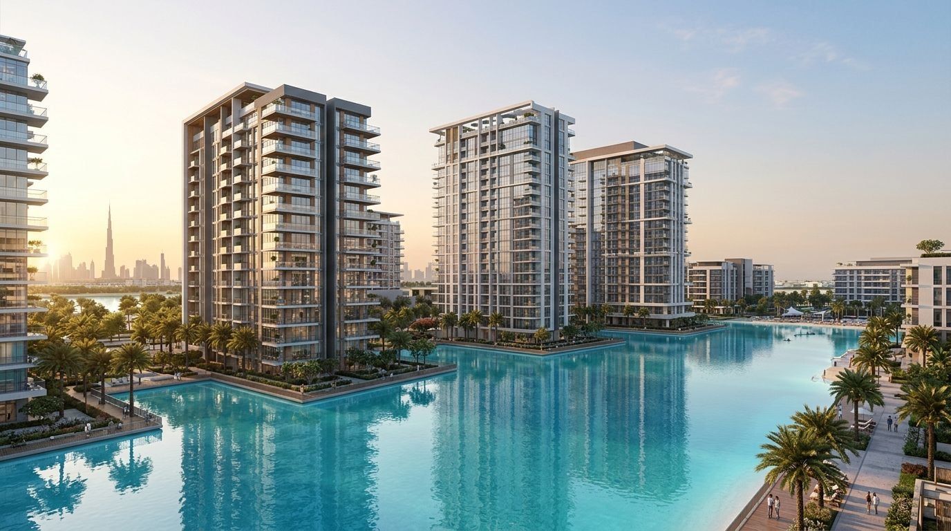Naya at District One: Apartamenty i wille w dzielnicy Mohammed Bin Rashid City, Dubaj. Wizualizacja inwestycji dewelopera Meydan Group, oddanie 2027.