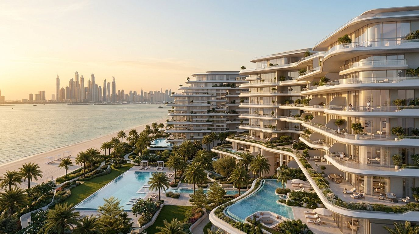 Orla by Omniyat: Apartamenty i penthouse'y w dzielnicy Palm Jumeirah, Dubaj. Wizualizacja inwestycji dewelopera Omniyat, oddanie 2026.