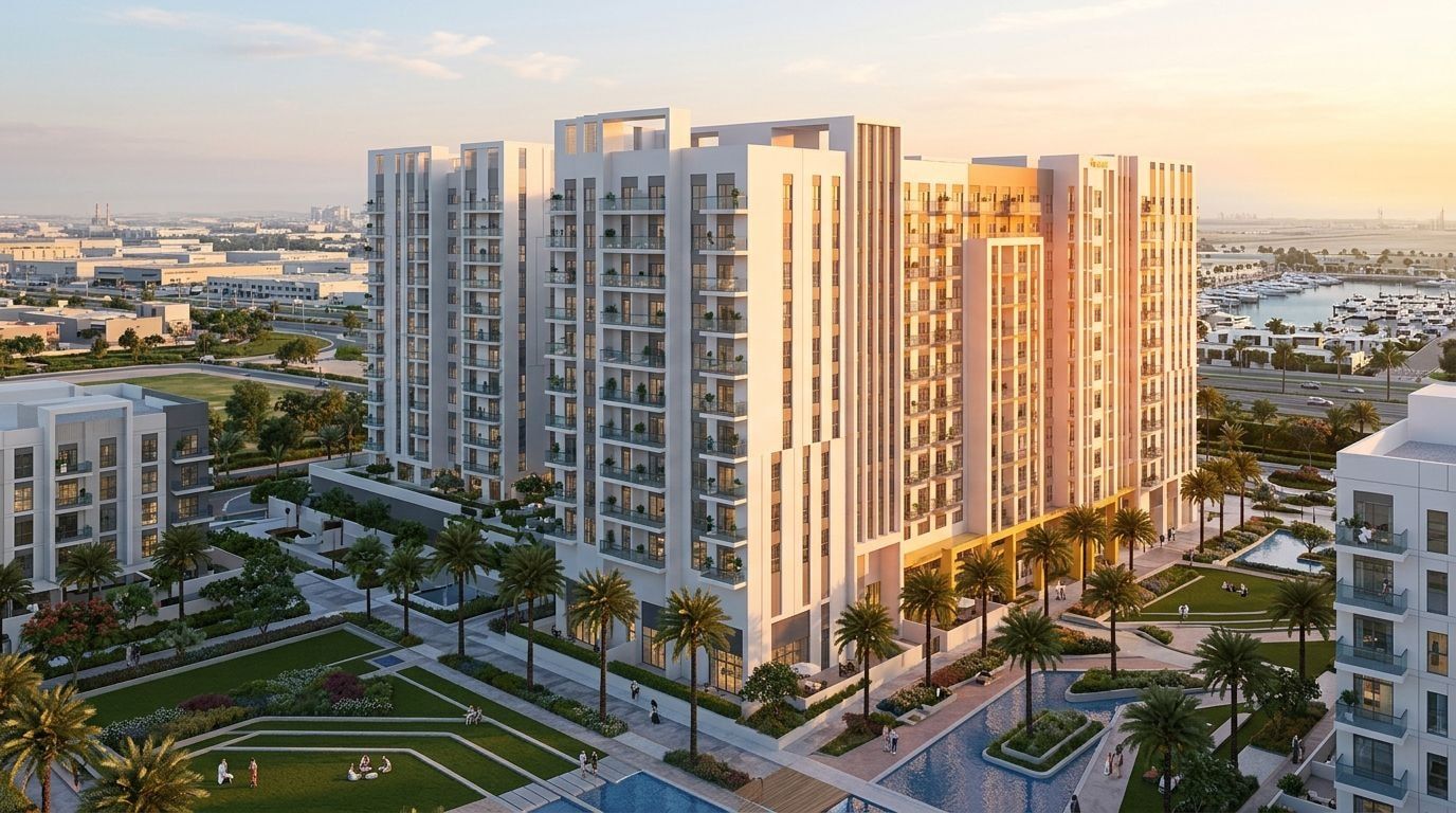 The Nook: Apartamenty w dzielnicy Jebel Ali, Dubaj. Wizualizacja inwestycji dewelopera wasl Asset Management, oddanie Gotowe.